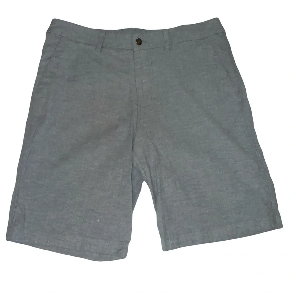 Lululemon Men’s Classic Flat Front Oxford Shorts 10” Inseam Waist 34”